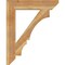 Ekena Millwork Balboa Slat Rough Sawn Bracket, Western Red Cedar, 6"W x 34"D x 42"H BKT06X34X42BOA06RWR - alternate 2